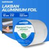 TaffGUARD KYTO Lakban Aluminium Foil Butyl Super Adhesive Duct Tape Waterproof 20 cm x 10 m - LS549 - Silver