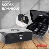 TaffGUARD Kotak Brankas Uang Perhiasan Cash Safebox Key Lock 33x24x9cm - JJZS66