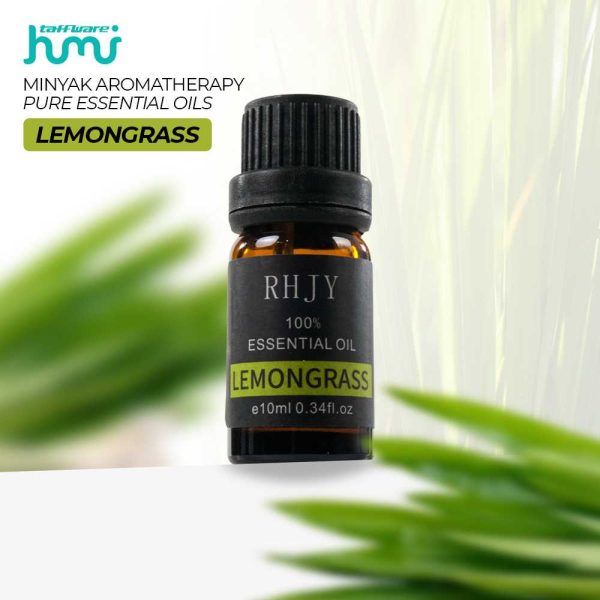 Taffware HUMI Pure Essential Oils Minyak Aromatherapy Lemon Grass 10ml - RH-11