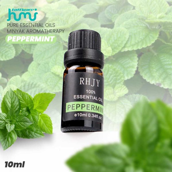 Taffware HUMI Pure Essential Oils Minyak Aromatherapy Peppermint 10ml - RH-11
