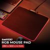 TaffGO Gaming Mouse Pad Glowing RGB LED High Precision 250x300x4mmmous