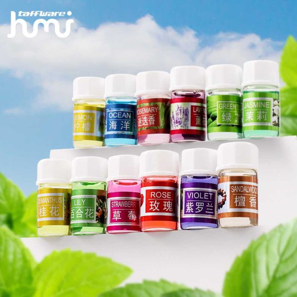 Taffware Pure Aroma Essential Fragrance Oil Aromatherapy 12 in 1 3ml