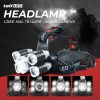 TaffLED Headlamp Light Cree XM-L T6 + 4 XPE 40000 Lumens