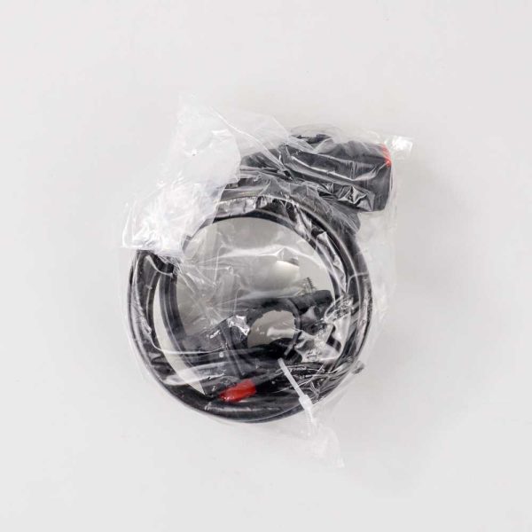 TaffGUARD Kunci Gembok Sepeda Anti Maling Cable Coil Lock Stainless Steel - TY588YZ - Black
