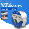 TaffGUARD KYTO Lakban Aluminium Foil Butyl Super Ahesive Duct Tape Waterproof 15 cm x 5 m - LS549 - Silver