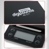 Taffware Digipounds Timbangan Dapur 3kg 0.1g dengan Timer - NS-CF1
