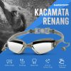 TaffSPORT Kacamata Renang dengan Penutup Telinga
