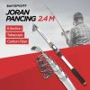 TaffSPORT Joran Pancing Antena Portable Carbon Fiber - CF3000