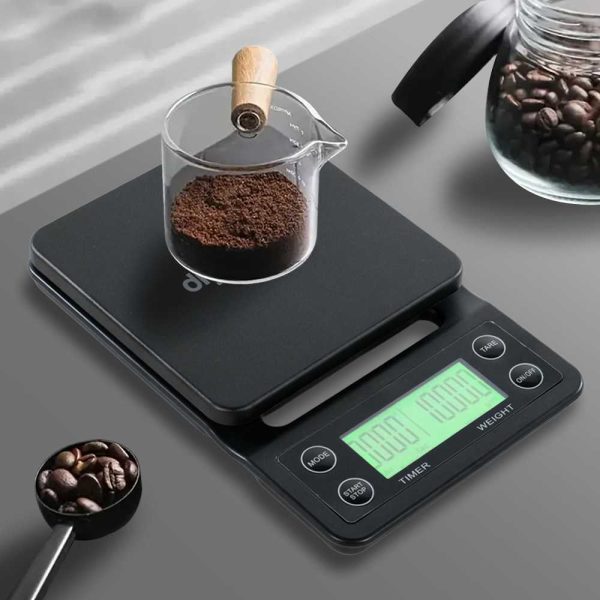 Taffware Digipounds Timbangan Dapur 3kg 0.1g dengan Timer - NS-CF1