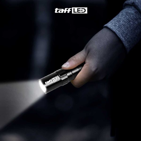 TaffLED Police Senter LED Flashlight Waterproof 3W - TAC 2L