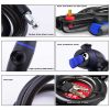 TaffGUARD Kunci Gembok Sepeda Anti Maling Cable Coil Lock Stainless Steel - TY588YZ - Black