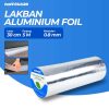 TaffGUARD KYTO Lakban Aluminium Foil Butyl Super Ahesive Duct Tape Waterproof 15 cm x 5 m - LS549 - Silver