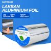 TaffGUARD KYTO Lakban Aluminium Foil Butyl Super Ahesive Duct Tape Waterproof 15 cm x 5 m - LS549 - Silver