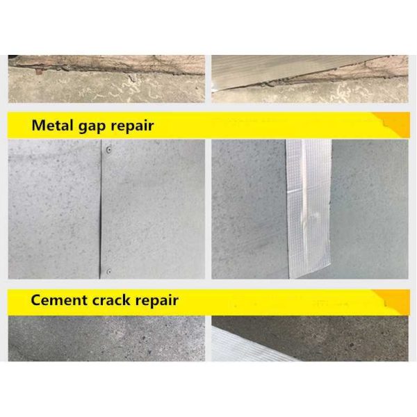TaffGUARD KYTO Lakban Aluminium Foil Butyl Super Adhesive Duct Tape Waterproof 10 cm x 5 m - LS549 - Silver