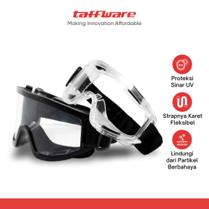 TaffGUARD Kacamata Safety Goggles Work Laboratory Eyewar - ASL-Y