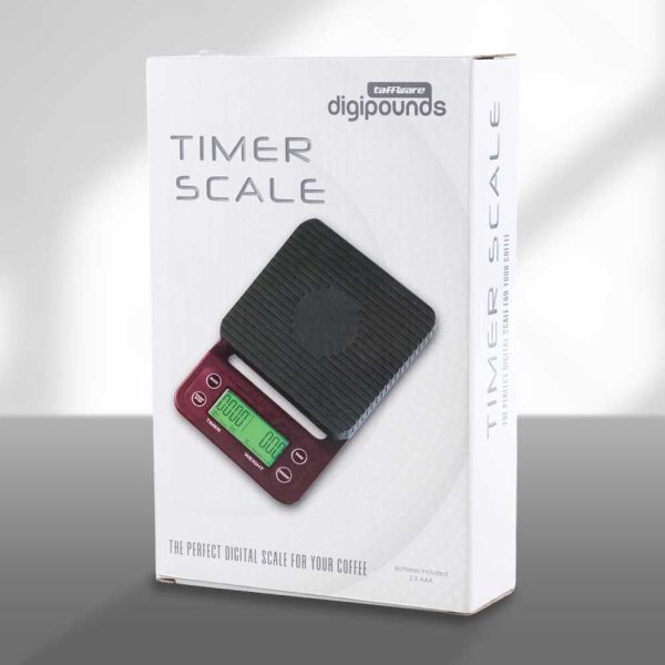 Taffware Digipounds Timbangan Dapur 3kg 0.1g dengan Timer - NS-CF1