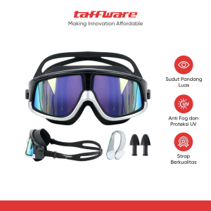 TaffSPORT Kacamata Renang Polarizing Anti Fog UV Protection - GOG-3610 - Black