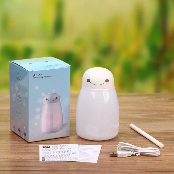 Taffware Baymax Mini LED RGB Humidifier USB 400ml - HUMI H803