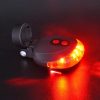 TaffLED Bicycle Laser Strobe Taillight 5 LED / Lampu LED Sepeda Red