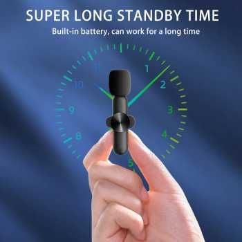 TaffSTUDIO Wireless Lavalier Microphone Vlogger Lightning 2 Mic 2.4GHz - G10