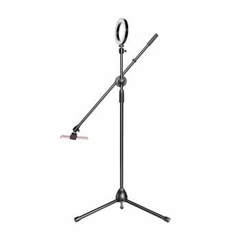 TaffSTUDIO Tripod Stand Holder Smartphone Boom Arm with Ring Light - CN-171