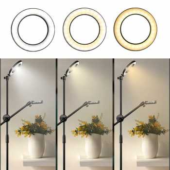 TaffSTUDIO Tripod Stand Holder Smartphone Boom Arm with Ring Light - CN-171