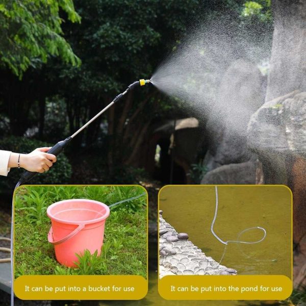 TaffHOME Semprotan Penyiram Tanaman Elektrik Adjustable Stick Spray - MX37