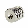 oloey-strong-neodymium-magnet-ndfeb-countersunk-n35-5-pcs-d21 Taffware Strong Neodymium Magnet NdFeB Countersink Ring Hole N25 5 PCS - D21