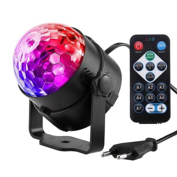 TaffLED Proyektor LED Lampu Disco + Remote Control EU Plug - CY-LV-RG