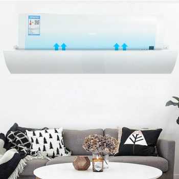 TaffHOME Cover Angin AC Adjustable Windshield Deflector - WB588