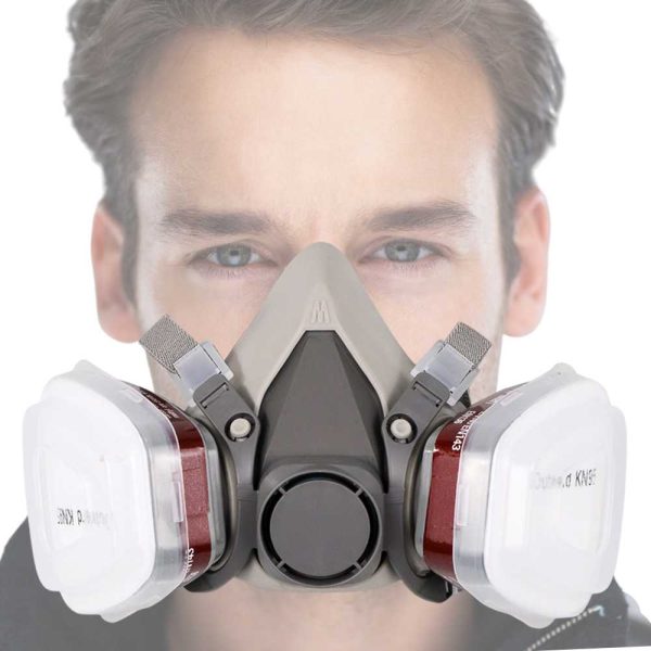 Masker Gas Taffguard Half Mask Respirator KN95 - 6200