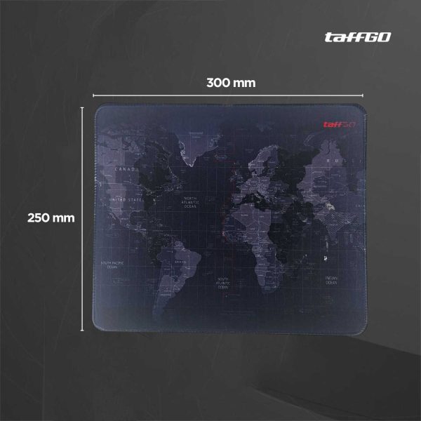 Taffware Gaming Mouse Pad XL Motif Peta Dunia 300 x 250 mm - MP002