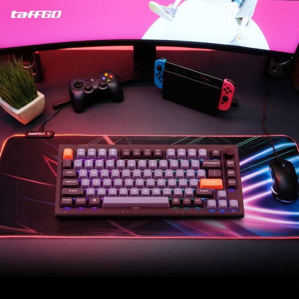 Gaming Mouse Pad TaffGO Illuminated LED RGB 800x300x4mm - RGB-03