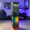 TaffGO Gaming Mouse Pad XL Peta Dunia with LED RGB 300x700x4mm - RGB-03