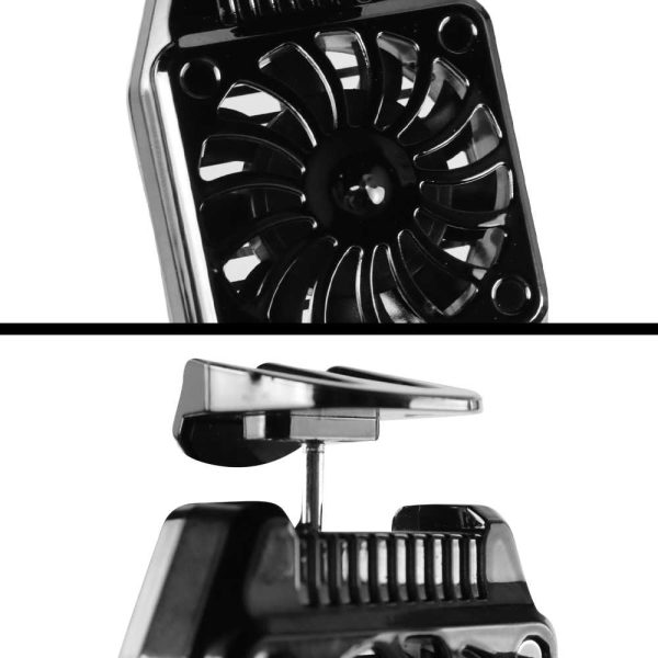 TaffGO Smartphone Cooling Fan Kipas Pendingin Radiator Heat Sink - H-15 - Black