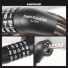TaffGUARD Gembok Sepeda Kode Angka 5 Digit - SJ008 - Black
