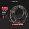 TaffGUARD Gembok Sepeda Kode Angka 5 Digit - SJ008 - Black