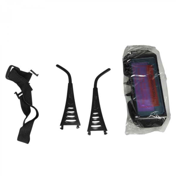 TaffGuard Kacamata Las Otomatis Auto Darkening Soldering Googles - 5100B - Black