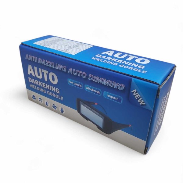 TaffGuard Kacamata Las Otomatis Auto Darkening Soldering Googles - 5100B - Black