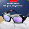 TaffGUARD Kacamata Las Otomatis Auto Darkening Soldering Googles - TX-012 - Black
