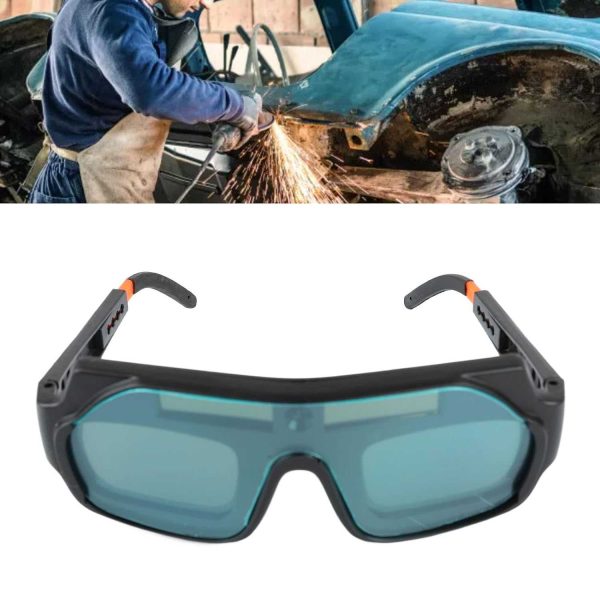 TaffGUARD Kacamata Las Otomatis Auto Darkening Soldering Googles - TX-012 - Black