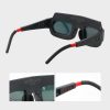 TaffGUARD Kacamata Las Otomatis Auto Darkening Soldering Googles - TX-012 - Black