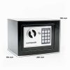 TaffGUARD Brankas Mini Electric Pass Deposit Box +Lubang Celengan 4.6L