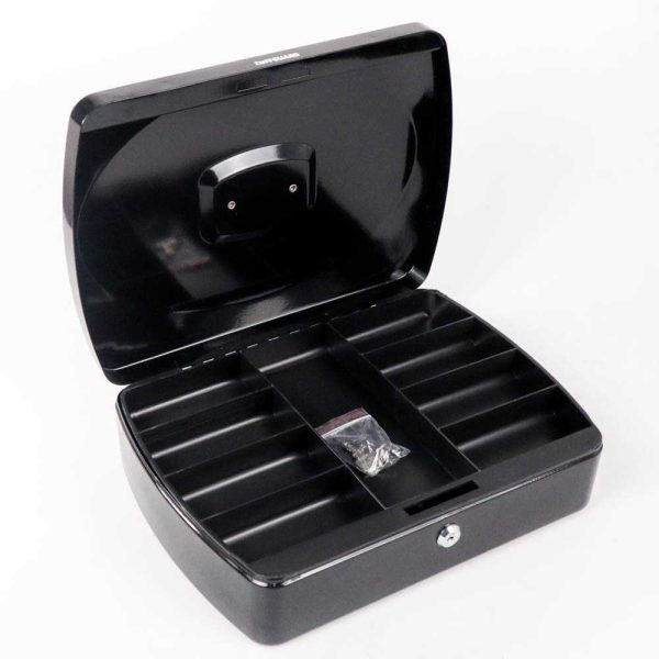 TaffGUARD Kotak Brankas Uang Perhiasan Cash Safebox Key Lock 33x24x9cm - JJZS66