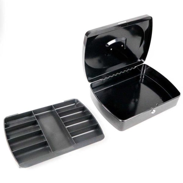 TaffGUARD Kotak Brankas Uang Perhiasan Cash Safebox Key Lock 33x24x9cm - JJZS66