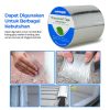 TaffGUARD KYTO Lakban Aluminium Foil Butyl Super Ahesive Duct Tape Waterproof 15 cm x 5 m - LS549 - Silver
