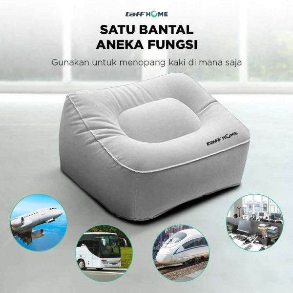 TaffHOME Bantal Angin Kaki Portabel Inflatable Relaxing Feet Tool - JJ06114