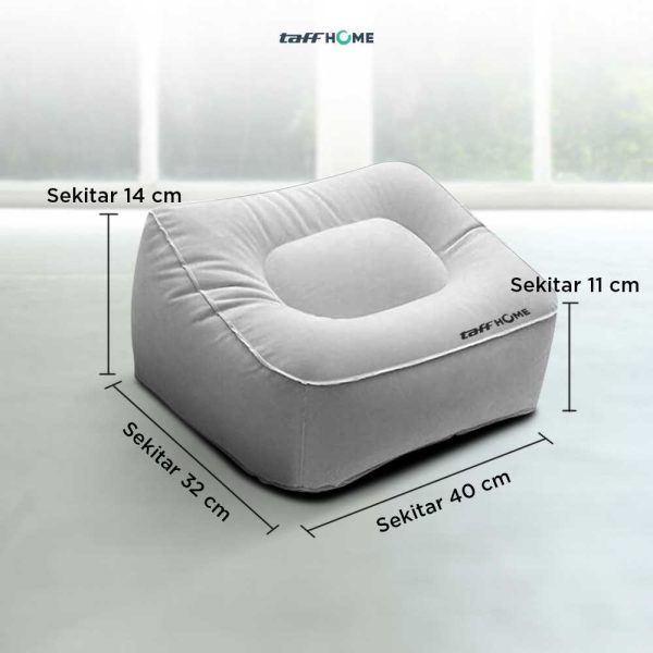 TaffHOME Bantal Angin Kaki Portabel Inflatable Relaxing Feet Tool - JJ06114