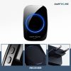 Taffware A10-2 Bel Pintu Wireless Remote Doorbell LED 38 Tunes 2 PCS Receiver