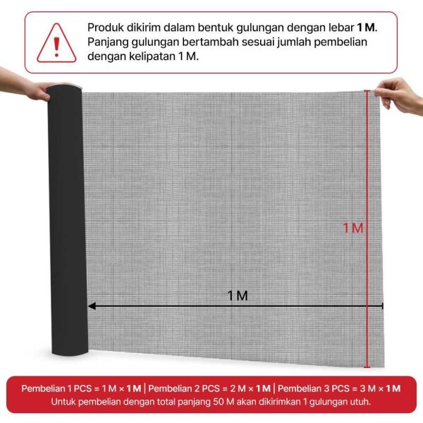 taffhome-kasa-nyamuk-jaring-jendela-ventilasi-mosquito-net-pp-nano-aw15 TaffHOME Kasa Nyamuk Jaring Jendela Ventilasi Mosquito Net PP Nano - AW15